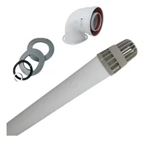 Comprar Kit Codo + Tubo Coaxial + Terminal Anti Venteo Caldera Peisa