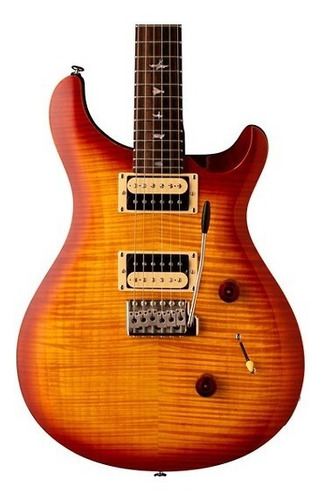 Guitarra eléctrica PRS Guitars SE Custom 24-08 de caoba 2021 vintage sunburst con diapasón de palo de rosa