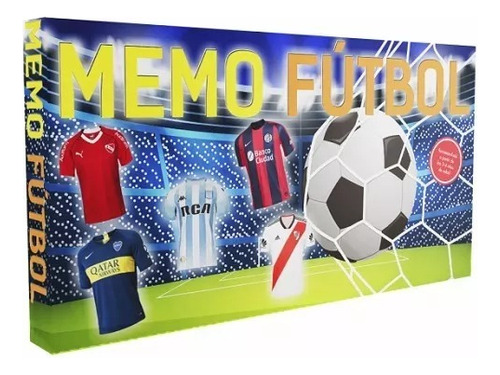 Juego De Mesa Memo Fútbol Infantil Memoria Didáctico Equipos