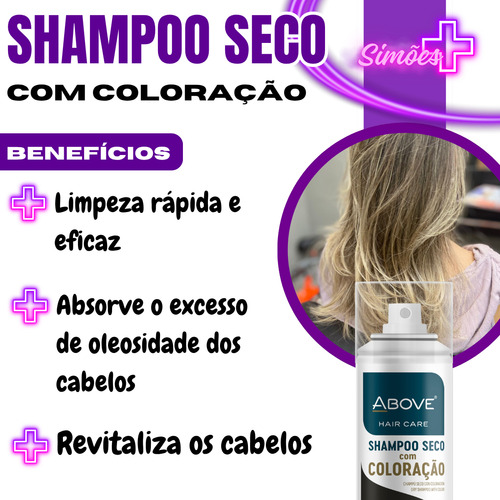 Shampoo A Seco Com Coloração Above 4 Variação De Cor 150ml