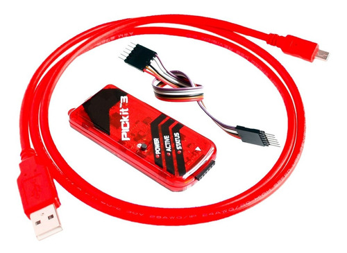 Pickit 3 Clone Programador Usb Pic Microcontrolador [ Max ]