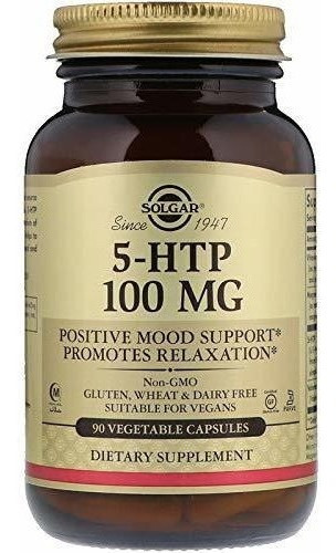 Solgar, 5-htp 100 Mg, 90 Capsulas Vegetales.