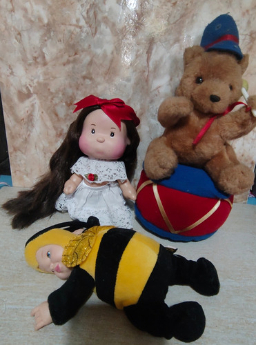 Muñecas Ann Geddes Pituka Y Oso Russ Precio Por Todo (Usado)