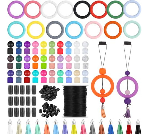 Kits Para Hacer Anillos Con Cuentas De Silicón Kit De 15 Lla