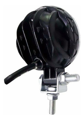 Farol De Trabalho Redondo Com Leds 16w 9v A 48v Dni 4183