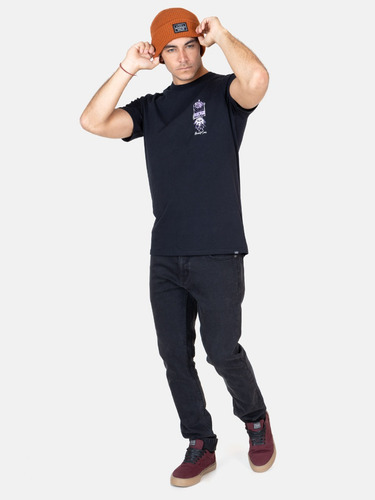 Polera Mc Negro Hombre Maui And Sons