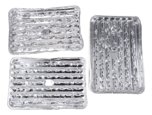 20 Piezas Papeles Desechables De Aluminio Bandeja De