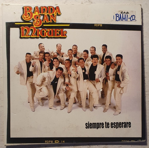 Cd Banda San Miguel + Siempre Te Esperare + Promo