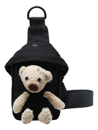 Bonito Bolso Tipo Oso Para Muñeca Femenina, Bolsa De Pecho T