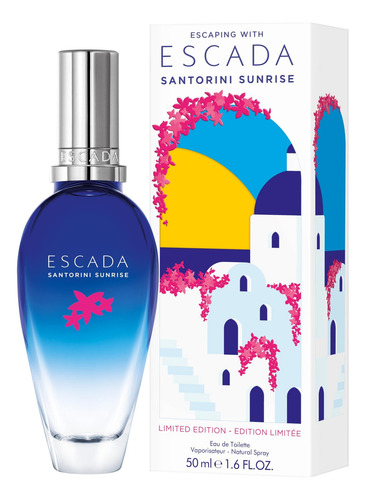Eau De Toilette Escada Santorini Sunrise, 50 Ml, Para Mujer