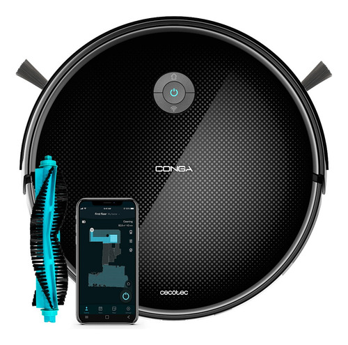 Robot Aspirador 4938 Conga 2499 Ultra Genesis Negro Cecotec Negro