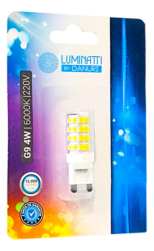 Lâmpada Led Halopin G9 4w 6000k (branco-frio) 220v