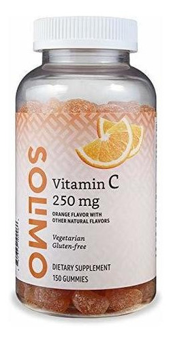 Solimo - Vitamina C - 0.008 Onzas, 150 Gomitas (2 Gomitas Po