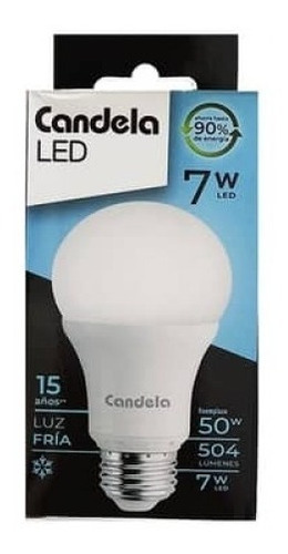 Lampara Candela Led 7w Fria