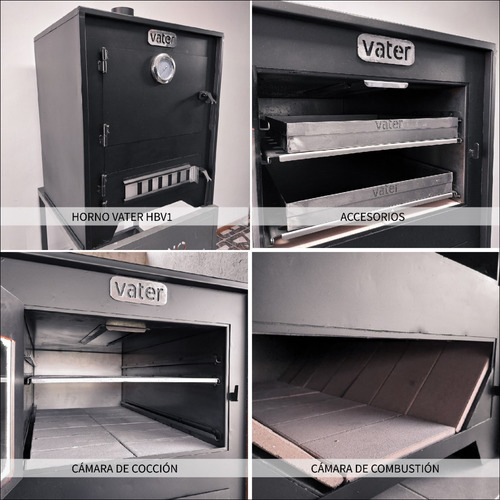 Imagen 2 de 6 de Horno Vater Bajo Consumo De Leña. Emula Horno De Barro