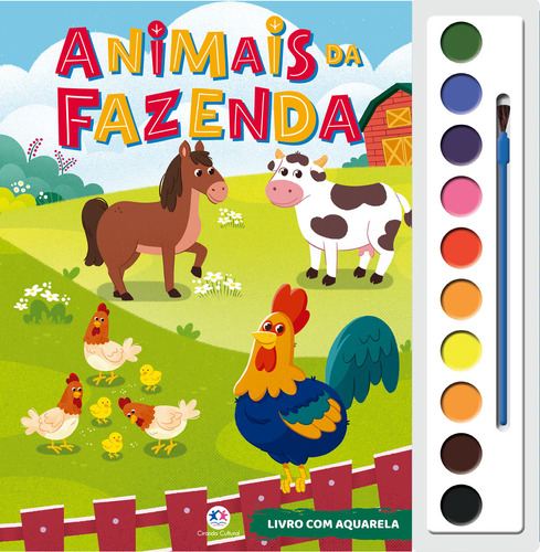 Animais da fazenda, de Paloma Blanca Alves Barbieri. Editora Ciranda Cultural, capa mole em português