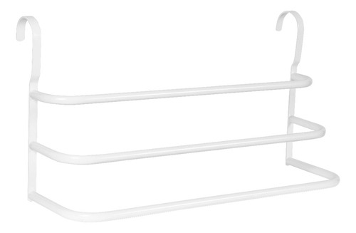 Porta Toalhas Triplo Toalheiro Para Box Branco 60cm