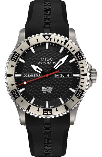 Correa De Silicon Para Reloj Mido Ocean Star 22mm Nueva