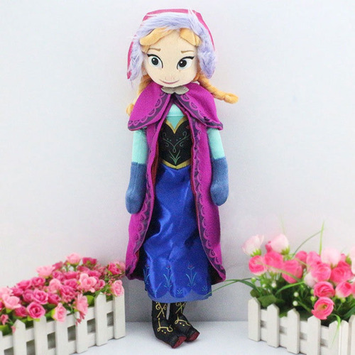 2pcs Frozen Elsa Anna Muñeca Peluche Juguete Regalo 40cm
