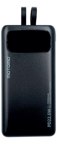 Bateria Portatil Powerbank Motomo Pobamo34 10.000 Mah Negro