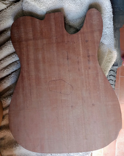 Cuerpo Para Guitarra Telecaster Caoba Africana Luthier
