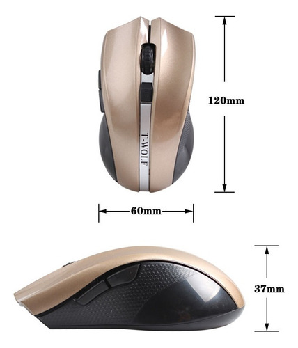 Mouse T-wolf Q5 Inalámbrico 