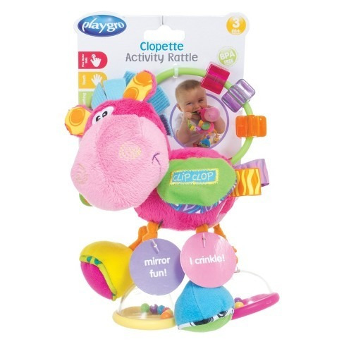 Sonajero De Bebe Clopette Activity Rattle Playgro
