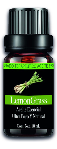 Aceite Esencial De Lemongrass 100% Natural Y Puro