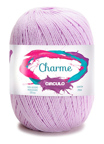 Linha Charme Artesanato Em Crochê E Tricô - Circulo Cor 6006 - LILÁS CANDY