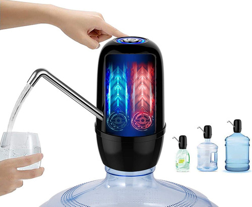 Dispensador De Agua Automático Recargable De Doble Bombas, E