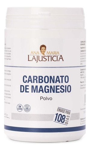 Carbonato De Magnesio 130 Gr Polvo Sabor Sin Sabor