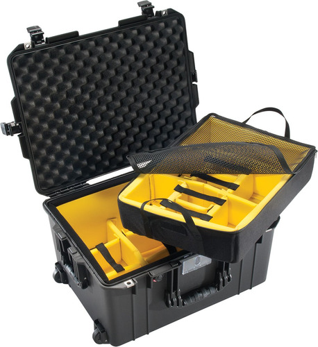 Cvpkg Presents  Pelican 1607 Negro Amarillo Funda Separador