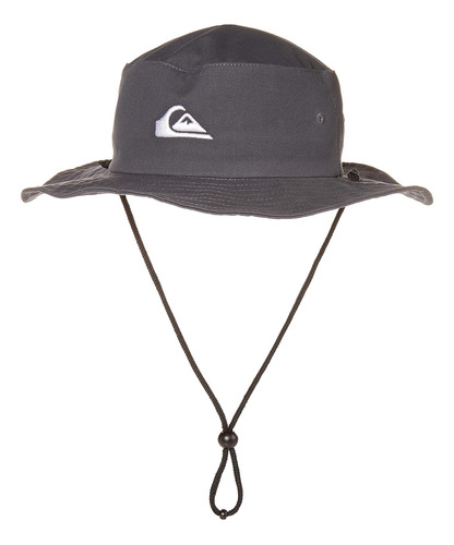 Sombrero Quiksilver, 100% Algodón, Gris Asfalto, L / Xl