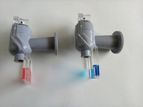 Imagen 2 de 5 de Canillas Hembras Grises Vaiven Para Dispenser De Agua