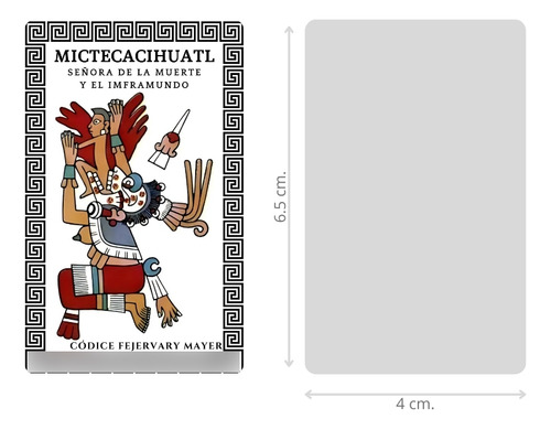 Pack 5 Separadores Magnéticos De Libros Dioses Prehispánicos Multicolor Dioses 03