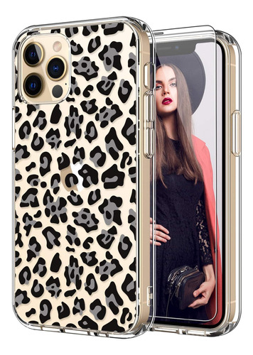 Funda Icedio Para iPhone 12/12 Pro Fashion Leopard