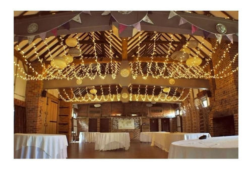 Imagen 5 de 10 de Serie Navideña Led Vintage 5m 100 Led P Eventos Elige Color