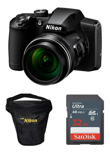 Cámara Nikon Coolpix B600 + 32gb + Estuche.
