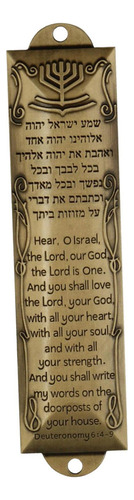 3 Placa De Bendición Para Puerta, Decoración Religiosa Oro