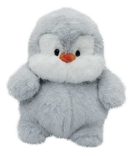 Peluche Mediano De Animales Ultra Suave Y Esponjoso Color Gris