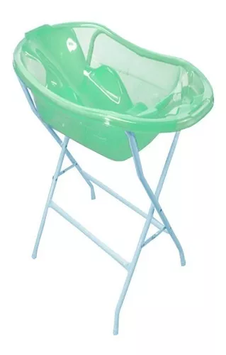 Bañera Tina Para Bebe Con Soporte Y Base Metálica