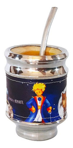 Imagen 2 de 9 de Kit Matero Neceser Principito Yerba Azucar Mate Madera