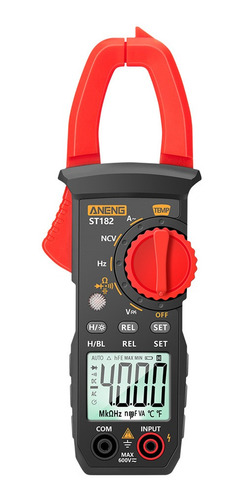 Pinza Amperimétrica Digital Aneng St182 Pro De 4000 Cuentas