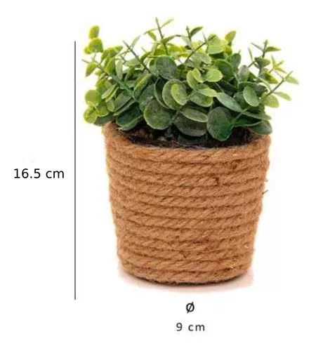 Planta artificial colgante en maceta ( Ø 11 cm)