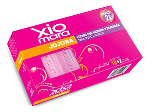 Caja Con 12 Ampolleta Cabello Hidrata Suaviza Regenera