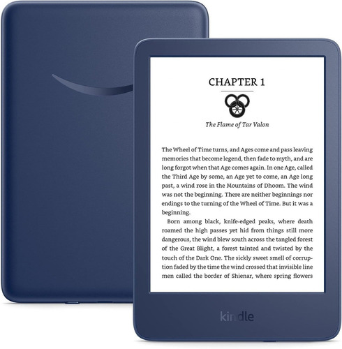Kindle Version 2022 6 Pulgadas 300 Ppi Con Publicidad Azul
