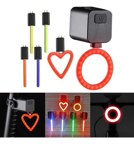 Luz Trasera Para Bicicleta, Bicicleta De Carretera, Luz