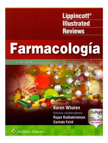 Lir Farmacología 7a 2019, De Harvey A. Richard / Whalen Karen. Editorial Wolters Kluwer, Tapa Blanda En Español, 2019