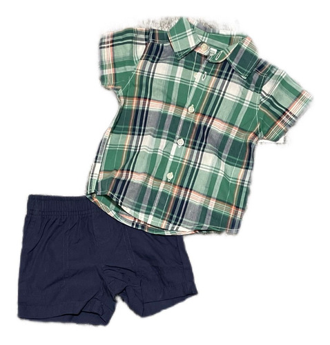 Conjunto Para Bebé Carter´s Para Niño Short Y Camisa