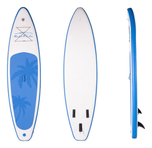 Tabla Paddle Board Feath-r-lite Funwater Inflable Azul Azul Claro